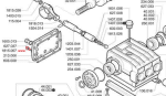 Tornillo TE M10 x 45 inox UNI 5739 para bomba P123 - Imagen 2