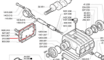 Tapa trasera cuerpo para bomba P123 - Imagen 2