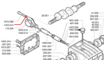 Arandela tornillo Ø10,5 DIN 6798 para bomba P123 - Imagen 2