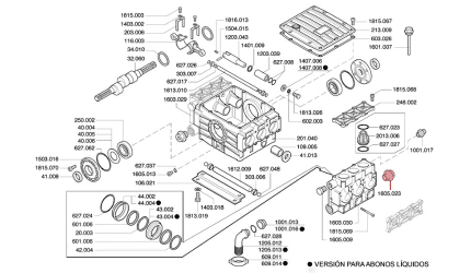 Tapón TE 1”1/4 RS 1605.023 para bomba P186/P123