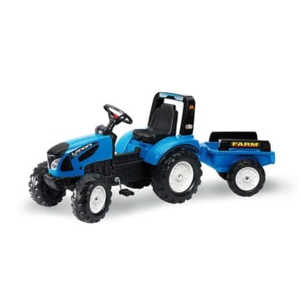 Tractor a pedales Serie 7-215 con remolque para niños