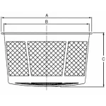 Filtro para Tapadera Ø457 mm – Altura 320 mm – Cesta para Cuba de Sulfatar - Imagen 2