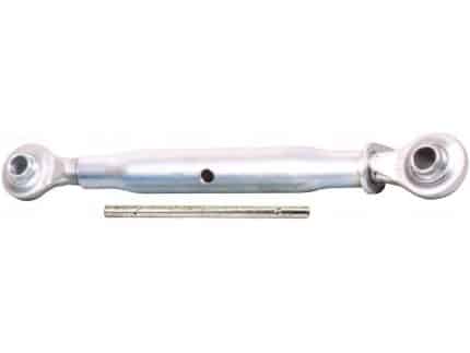 Tercer punto manual para tractor Cat. 1/1 345-470 mm con rótulas Ø19 mm