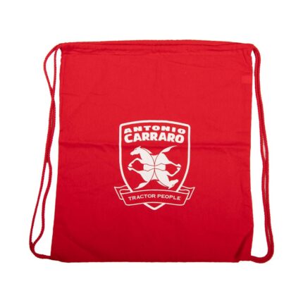Mochila de algodón Antonio Carraro con logotipo impreso