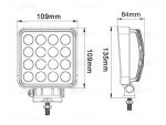 Foco LED para Tractor 2880 Lúmenes IP68 10-30V Cuadrado - Imagen 2