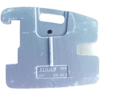 Contrapeso delantero Claas de 50 kg adaptable para tractor