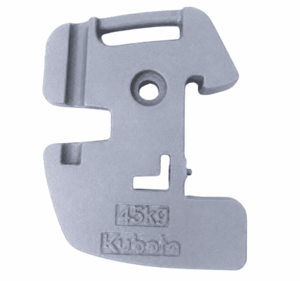 Contrapeso delantero Kubota de 45 kg para tractor