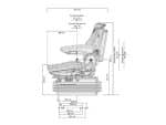GRAMMER Asiento de Suspensión Neumática MSG95G/731 - Confort y Tecnología Avanzada - Imagen 3