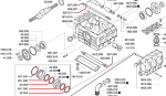 Kit reparación collarines culata Bomba imovilli P186 Contiene: 627.024 - 601.006 - 20003 - 42004 - 627017 - 627026 - 627048 - Imagen 2