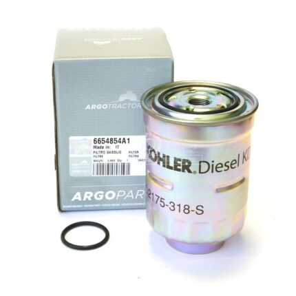 Filtro de combustible original Landini 6654854A1 para Mistral 2 Rex 3 y Serie 4 Stage V
