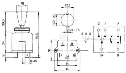 Interruptor de intermitencia Cobo 15115000
