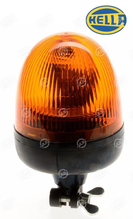 Rotativo luminoso 12 V con base flexible para tractor John Deere